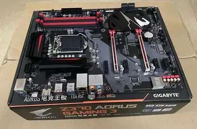 $258.36 • Buy FOR GIGABYTE Z370 Aorus Gaming 3 Motherboard LGA1151 DDR4 64G HDMi USB-C O.C ATX