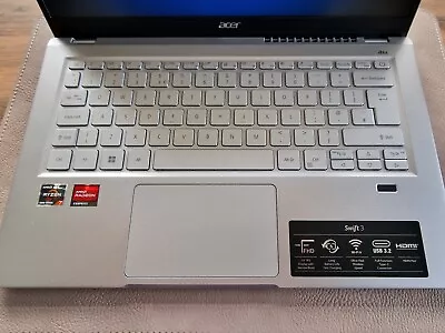 Acer Swift 3 Laptop Amd Ryzen 7 16GB Ram 1TB SSD Only 3mths Old. VGC • £200