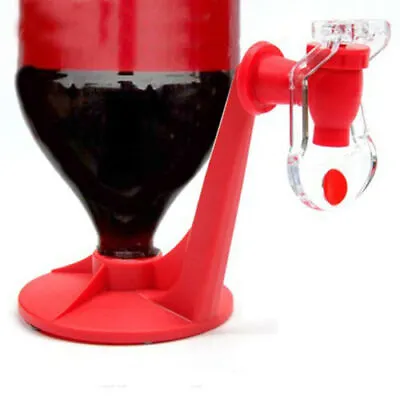 The Magic Tap Coke Bottle Inverted Plastic Beverage Water Dispenser Household Su • $11.54