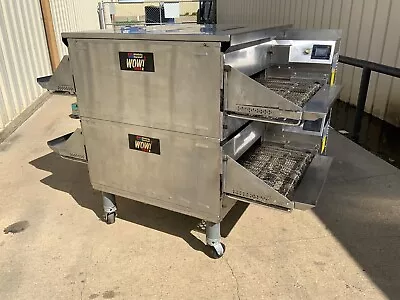 2018 Middleby Marshall PS638G Gas Conveyor Pizza Oven Double Stack WOW2 Nacho 5 • $9750