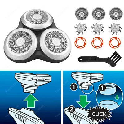 $16.89 • Buy For Philips Series 9000 Replacement Shaver Shaving Heads And Blades SH90 RQ10/12