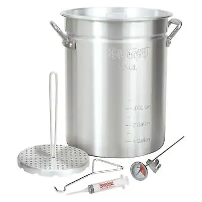 $73.71 • Buy Aluminum Deep Fryer 30 Quart Pot Kit Turkey Fryer Outdoor Propane Stockpot New
