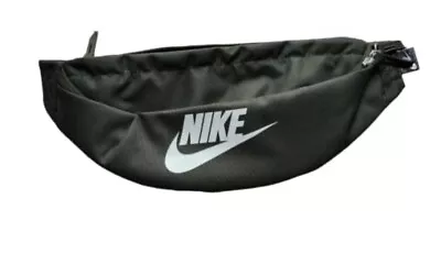 Nike Heritage Hip Pack (Grey/Black/Multi Swoosh One Size) • $10.95