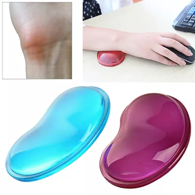 £7.99 • Buy 2x Silicone Wrist Rest Gel Mouse Pad Wrist Support For Computer Laptop PC