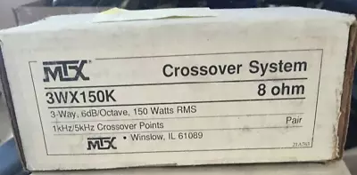 MTX 3WX150K Car Crossover System RARE VINTAGE COLLECTIBLE • $159.88