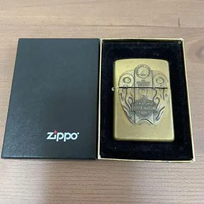 Zippo 2004 Harley-Davidson Fuel Tank Design Oil Lighter W/ Box Used • $350.48