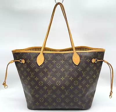 Authentic Louis Vuitton Monogram Neverfull MM M40156 Tote Bag NS020821 • £0.80