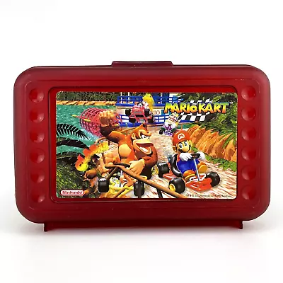 Nintendo Mario Kart Red Pencil Box Newell Office Products Thingamabox 2001 Rare • $39.99