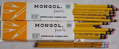 New/ob Vintage 24 Mongol Ef Eberhard Faber 482-2 Pencils • $46.46