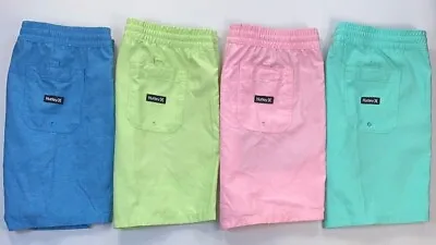 Men's Hurley O&O Solid Color 17  Volley Shorts • $23.99