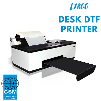A3 DTF L1800 Printer L1800 DTF Transfer Printer With Roll Feeder • $2195