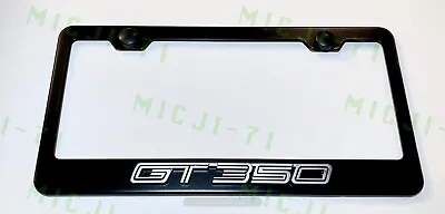 $22.99 • Buy 3D GT 350 Mustang Emblem Stainless Steel License Plate Frame Rust Free