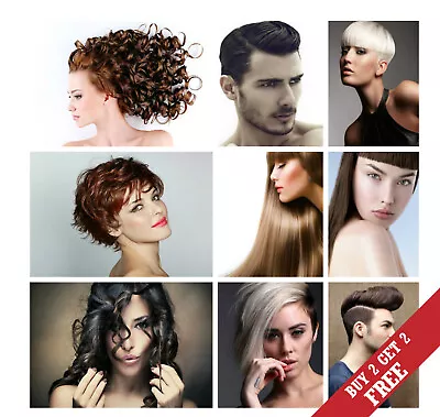 POSTER OPTIONS FOR HAIR SALON Hairdresser A3 Beauty Prints For Berber Shops • £8.49