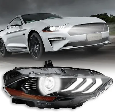 For 18-22 Ford Mustang Passenger Side LED DRL Projector Headlight Front Lamp RH • $249.99