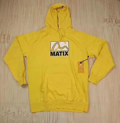 Matix Skateboard Hoodie Medium Size/ Mustard Color / Matix Graphic Sweatshirt • $32.99