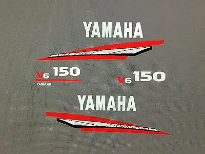 Yamaha Outboard 150 Hp 2 STROKE Decal Sticker Kit Marine Vinyl  • $65