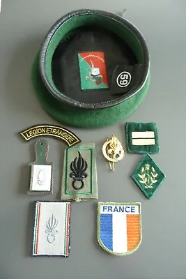 $48.16 • Buy Green Beret With Foreign Legion Pharmacist Insignia Com Le T59 Very Good Condition