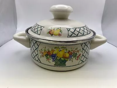 Villeroy & Boch BASKET Metal Pot With Handles 1.5 Qt 7  • $33.99