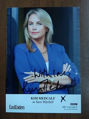 KIM MEDCALF *Sam Mitchell* EASTENDERS HAND SIGNED AUTOGRAPH FAN CAST PHOTO CARD • £29.99