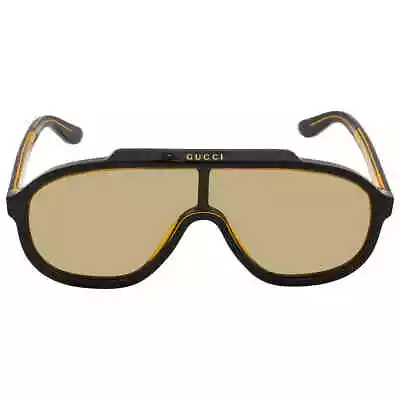 Gucci Yellow Pilot Men's Sunglasses GG1038S 003 99 GG1038S 003 99 • $274.98