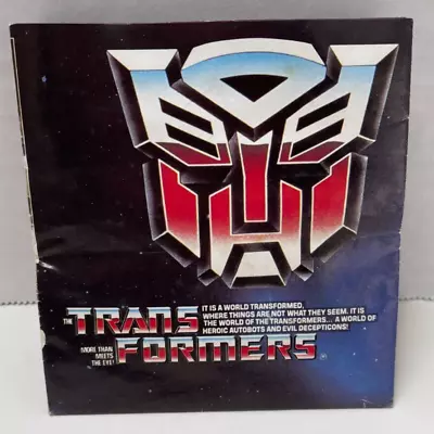 HASBRO Transformers Original G1 1985 Insert Catalog Check List Booklet-EXCELLENT • $22.99