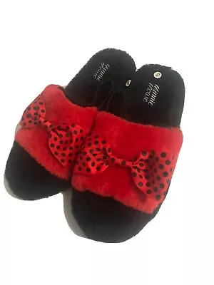 Womens Minnie Mouse Slippers-New • $22.99