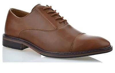 Mens Formal Work School Office Wedding Dress Smart Lace Up Oxford Casual Shoes • £12.95