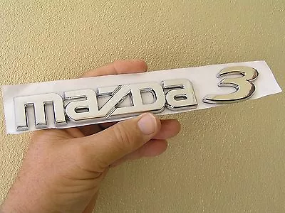 MAZDA 3 Script Badge Rear Emblem Hatch Back Door • $15.95