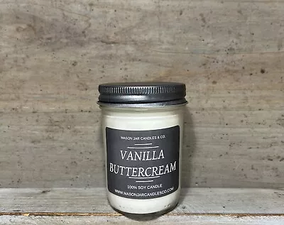 Vanilla Buttercream Soy Candle | 8 Oz Scented Soy Candle | Free Shipping • $12.99