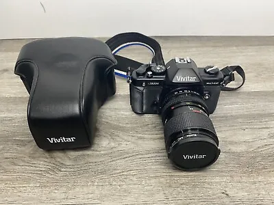 Vivitar V3800N 35MM SLR With Vivitar MC Macro Focusing Zoom 28-70mm Lens & Case • $99.99