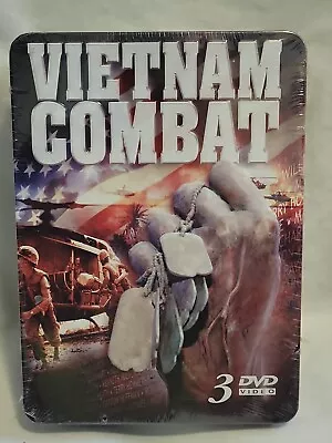 Vietnam Combat (DVD 2008 3-Disc Set Tin Box) Sealed New Unopened • $8.99