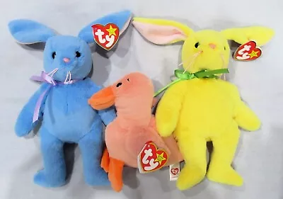 TY SET Of 3 - QUACKER JAX MARSH & WILLOW LIMITED EDITION 30th Ann Beanie Baby • $35.75