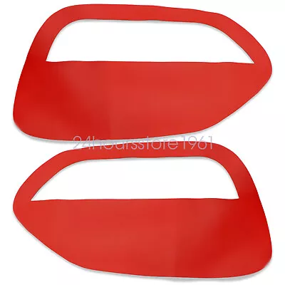 2pcs Leather Door Panel Insert Cards Cover For Ford Mustang 2005-2009 RED • $8.89