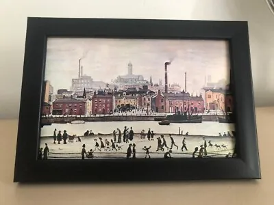 £15 • Buy Lowry In Miniature Northern River Scene Lincoln 1959 Unique Small Print Framed