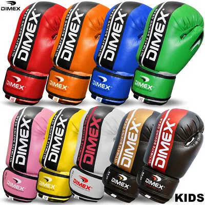 NEW Kids Boxing Gloves Punch Bag Mitts Sparring Glove Children Training 4 To 8oz • £11.99