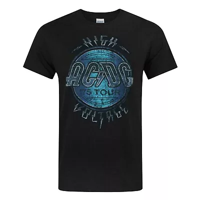 AC/DC Mens High Voltage Tour 75�' T-Shirt NS7730 • £21.95
