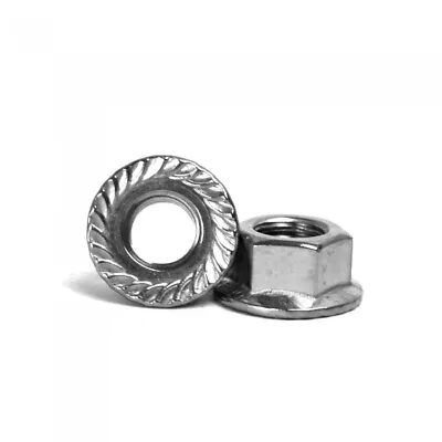 £1.35 • Buy Flanged Nuts To Fit Metric Bolts/screws A2 Stainless Steel M3,4,5,6,8,10,12,16  