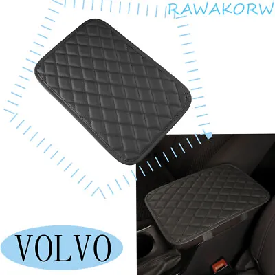 1x Lid Car Center Console Protector Mat Trim Pad Armrest Cover Black For VOLVO • $3.99
