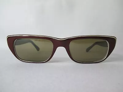 Vintage Rodenstock Morena Women's Sunglasses 50s 60s Wine Red • £61.30