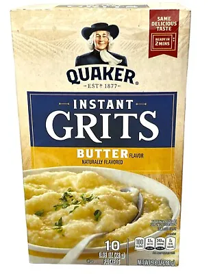 Quaker Butter Instant Grits 9.8 Oz • £5.34