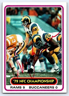 1980 Topps Vince Ferragamo #493 Autograph / Signed In Person Rams Bucs NFC Champ • $14