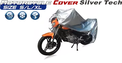 Motorcycle Cover Waterproof  For Outside Snow Rain Storage • $15.70