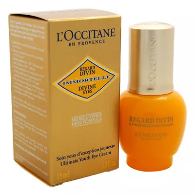 Loccitane Immortelle Divine Eyes Ultimate Youth Eye Treatment For Unisex- 0.5 Oz • $68.69