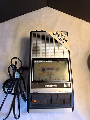 Vintage Panasonic RQ-2108 Portable Cassette Recorder Works  • $10