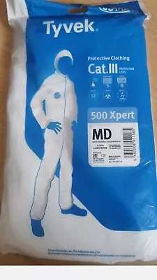 £5.50 • Buy Disposable Hooded Coverall Tyvek Xpert 500 Type 5/6 Size M