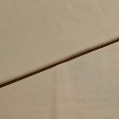 £5.49 • Buy Dressmaking Jersey Fabric Beige Colour Medium Weight 4 Way Stretch 55  Wide