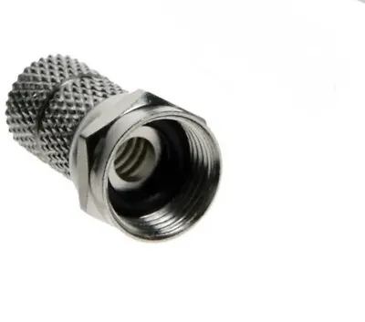 Tv Sat F Connector Screw On Type For TV Aerial Satellite Connections F-type Plug • £0.99