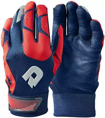 DeMarini CF Navy-Scarlet Baseball Softball Batting Gloves 2XLarge WTD6114NS2X  • $19.95