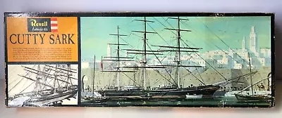 Revell Cutty Sark H-394 1/96 Scale Ship Model Kit - Vintage 1964 Open Box • $47.50