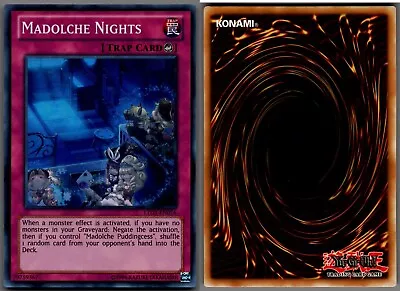 LTGY-EN076 Yugioh Madolche Nights Holo Super Rare • $1.99